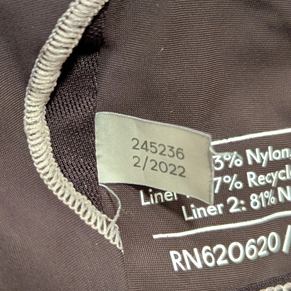 Outdoor‎ Voices Strappy Racerback Sports Bra Chocolate Brown Women's Small